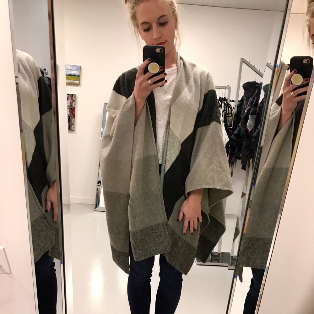 Nordstrom woven poncho